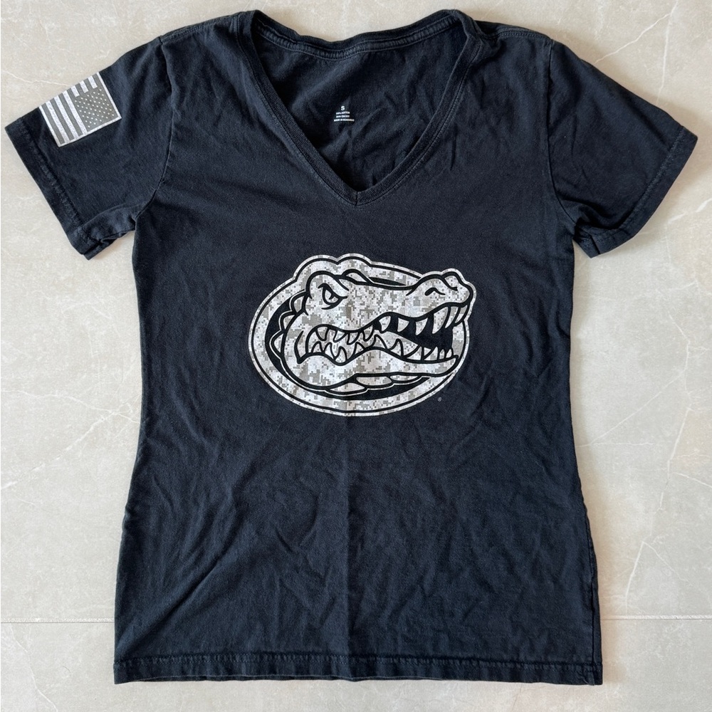 Florida Gators Military Camo V-Neck T-Shirt